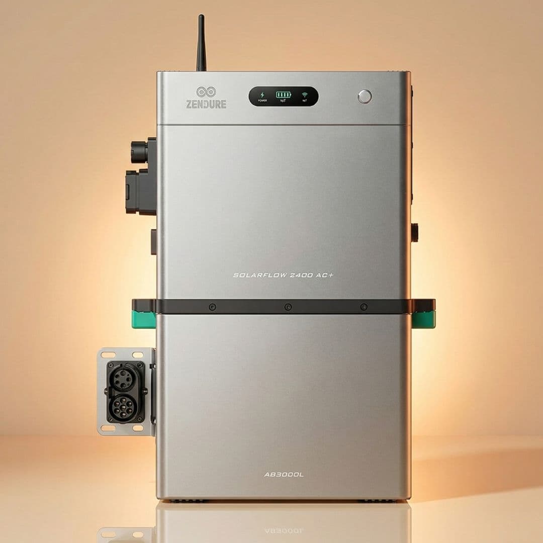 Zendure SolarFlow 2400AC PRO 17,28 kWh Thuisbatterij met omvormer pro Noodstroom